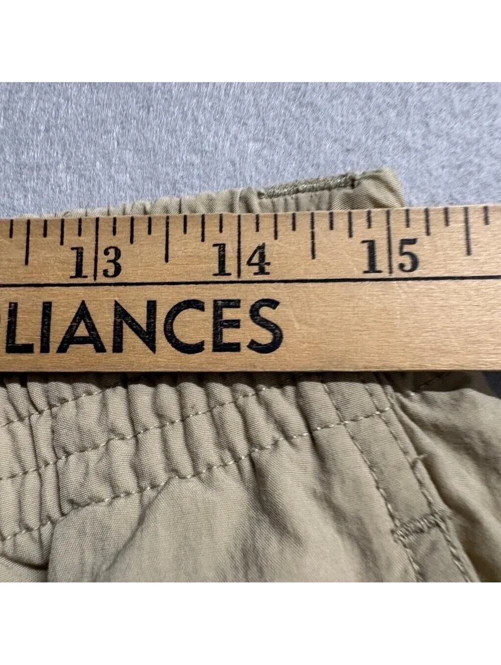 Rugged Exposure Convertible Cargo Pants Womens Medium Green Beige Hiking Outdoor